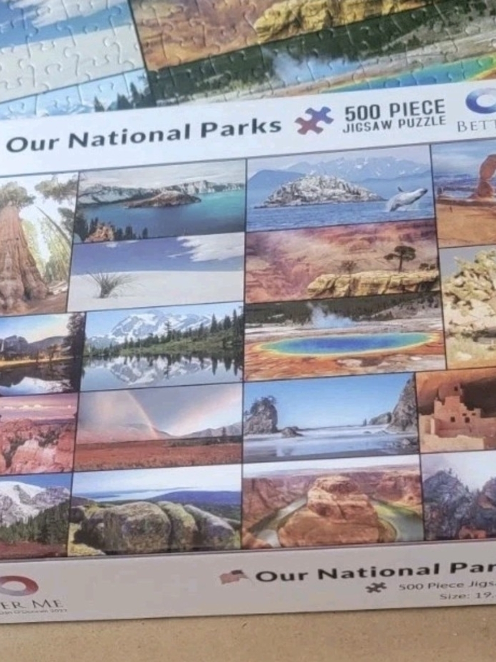Scenic National Parks Landscape - 500 Pc. Puzzle